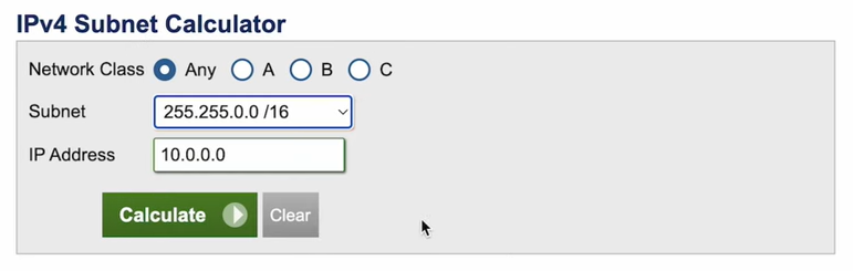 ipv4 subnet calculator